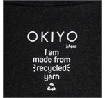 Mens Okiyo Tenyo Recycled Golf Shirt Black